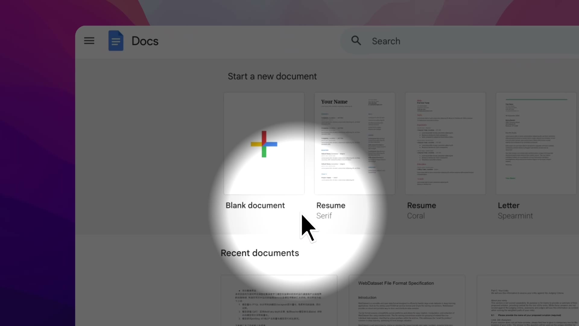 Spotlight effect shown in a ScreenBuddy founder example